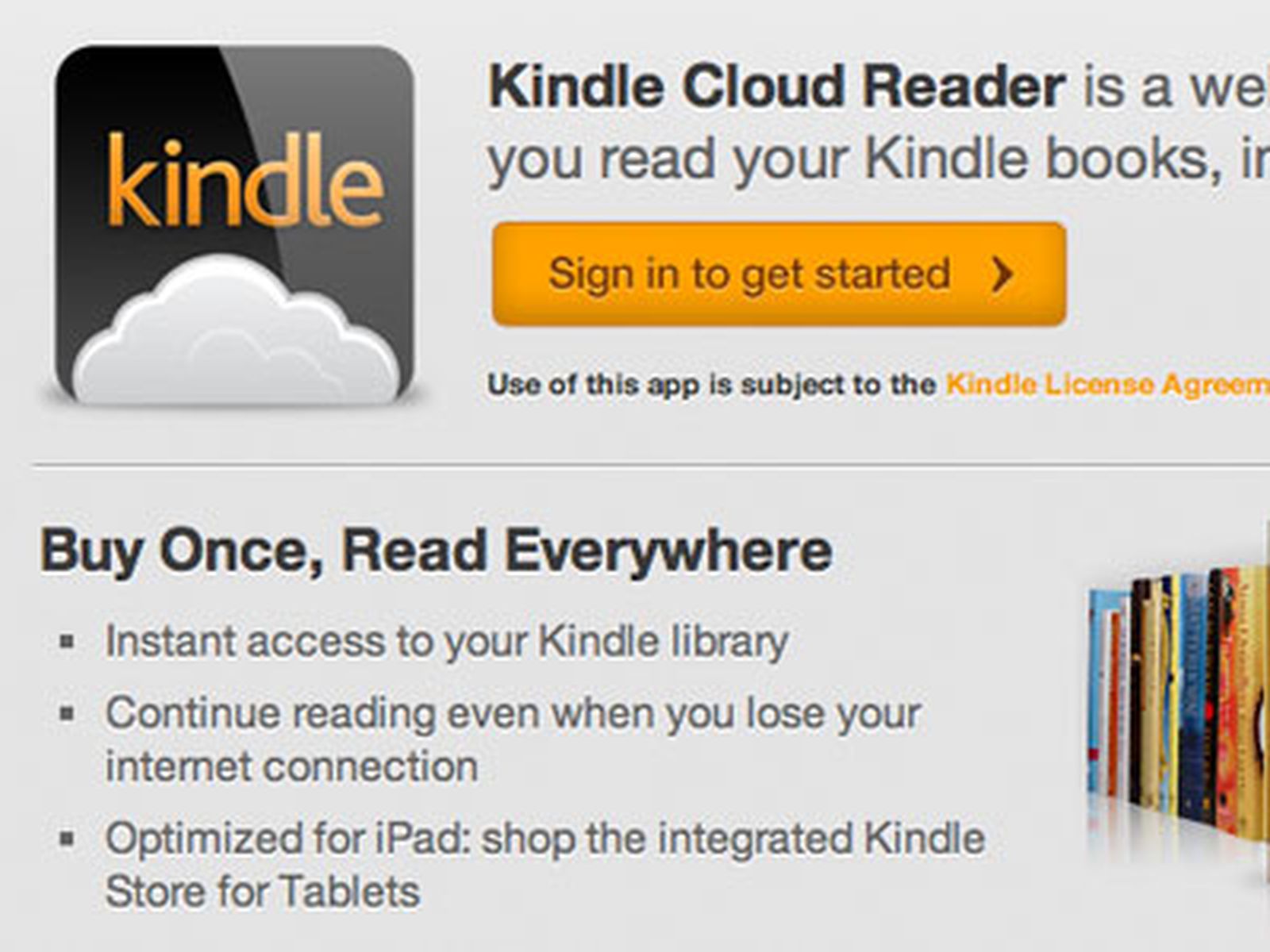 install amazon cloud kindle reader app
